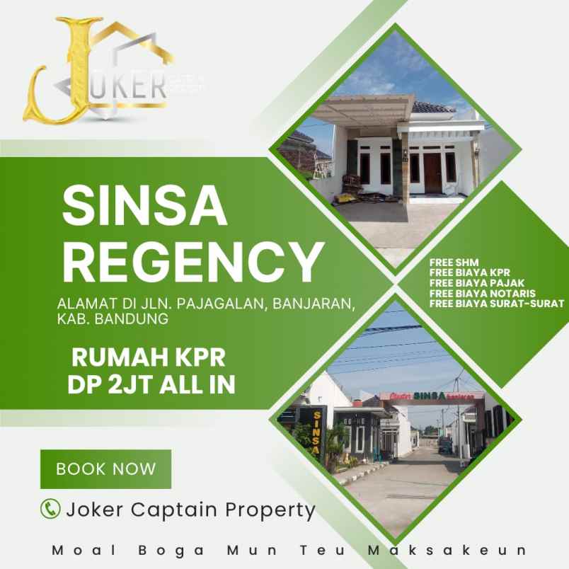 rumah cluster idaman kpr tanpa dp