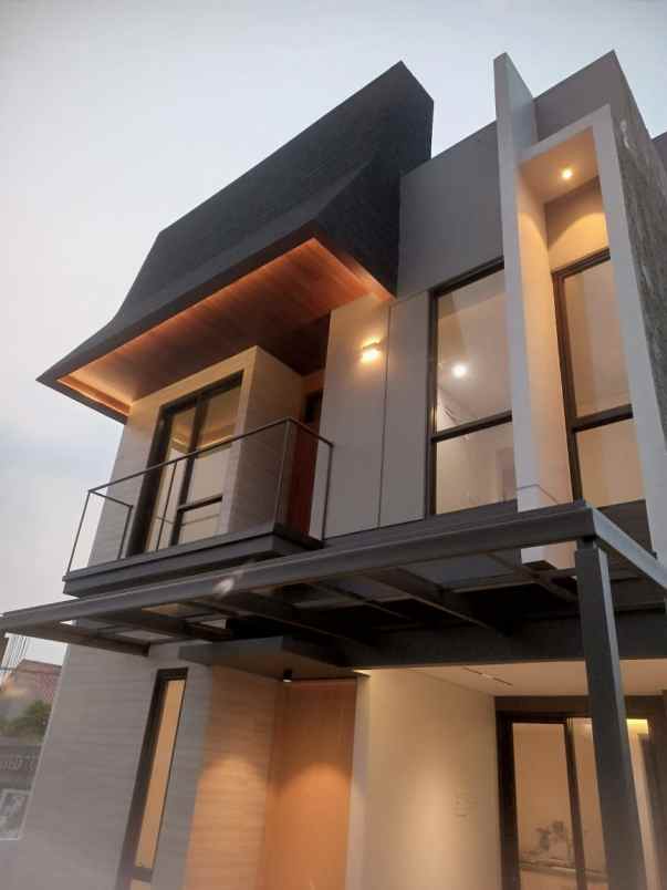 rumah cluster premium 2 5 lantai di pancoran mas depok