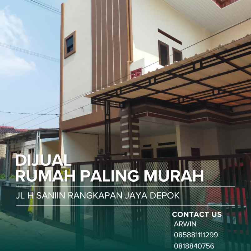 rumah di rangkapan jaya depok