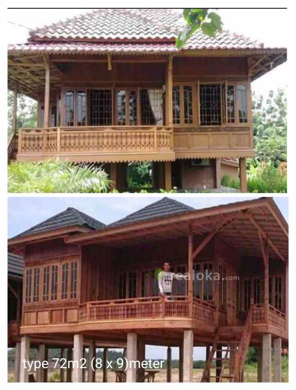 Rumah Kayu  Modern Baca Deskripsi