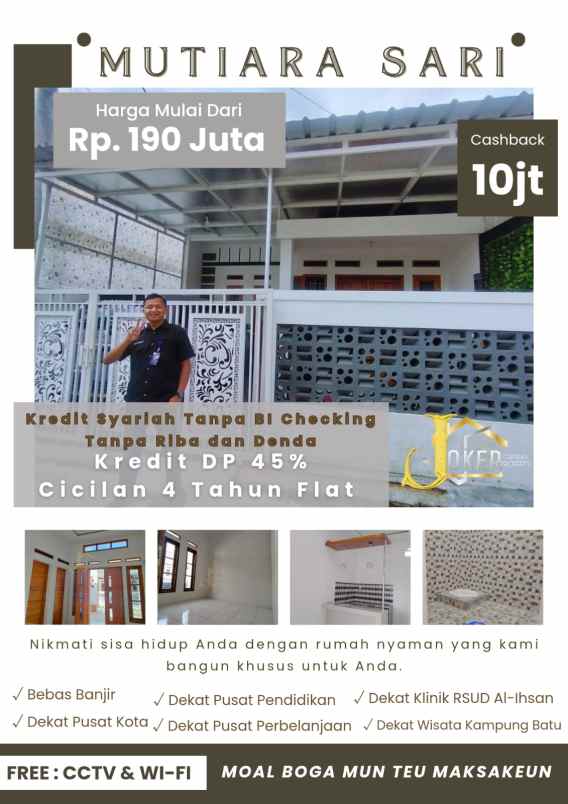 rumah minimalis free design bonus wifi cctv