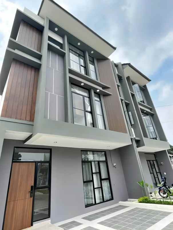 rumah modern 2 3 lantai tanpa dp di pamulang