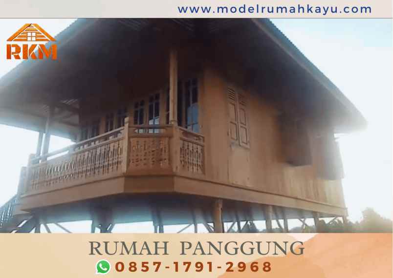 rumah panggung minimalis ukuran 6x8 meter