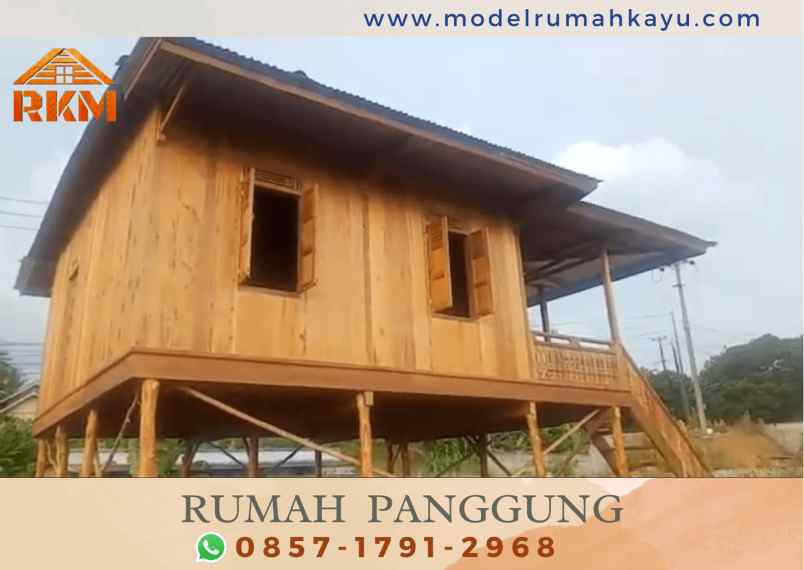 rumah panggung minimalis ukuran 6x8 meter