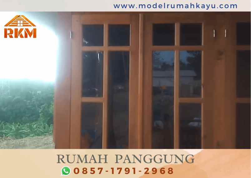 rumah panggung minimalis ukuran 6x8 meter