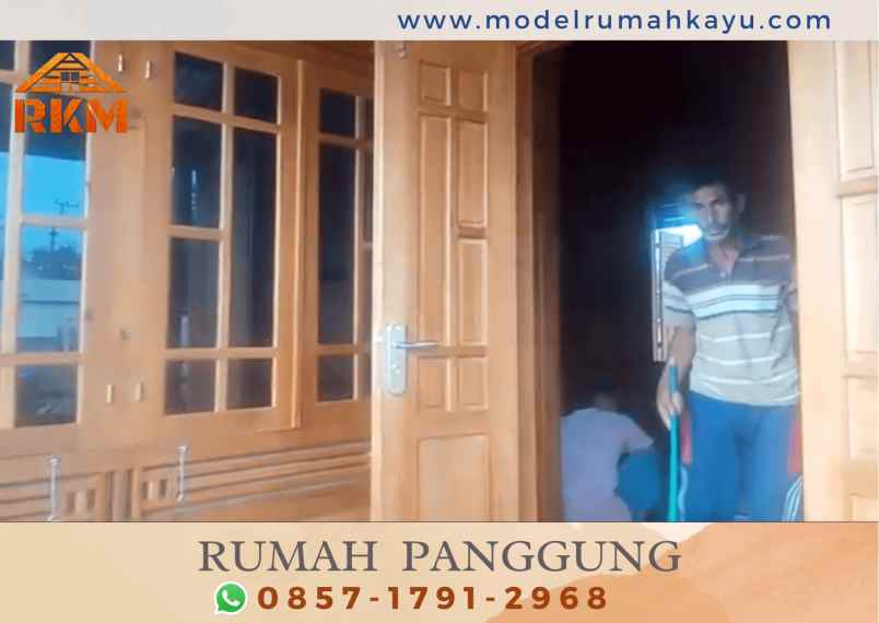 rumah panggung minimalis ukuran 6x8 meter