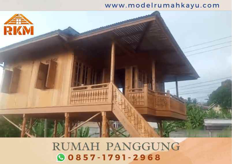 rumah panggung minimalis ukuran 6x8 meter