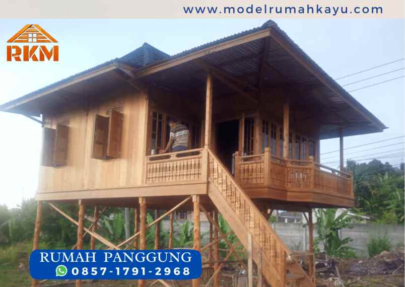 rumah panggung minimalis ukuran 6x8 meter