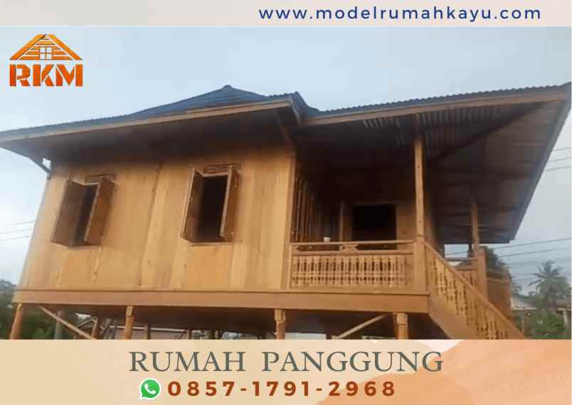 rumah panggung minimalis ukuran 6x8 meter
