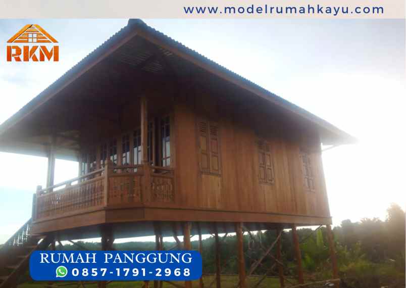 rumah panggung minimalis ukuran 6x8 meter