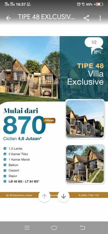 rumah pinggir jalan raya