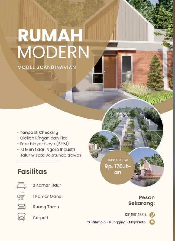 rumah pungging 15 menit ngoro industri