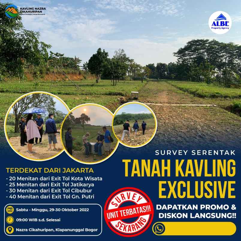 tanah jl cikahuripan