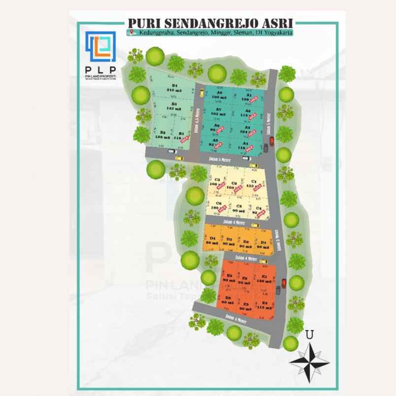 tanah kavling dekat exit tol banyu rejo