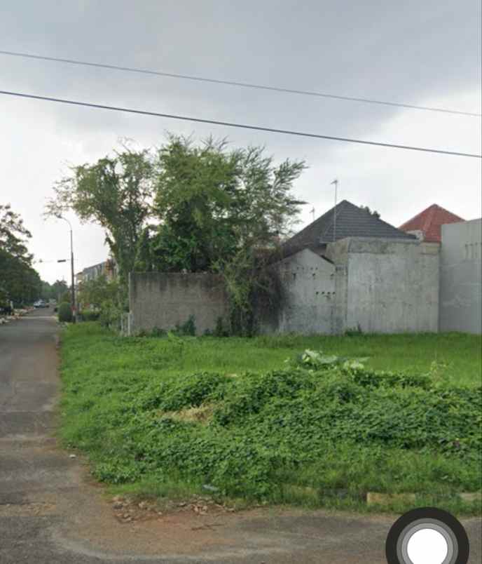 tanah kavling hook di taman modern jakarta timur