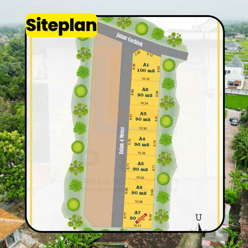 tanah kavling murah barat candi prambanan