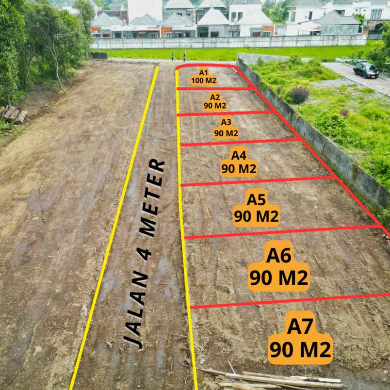 tanah kavling murah barat candi prambanan