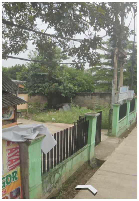 tanah murah 395 m2 cocok untuk cluster atau kontrakan