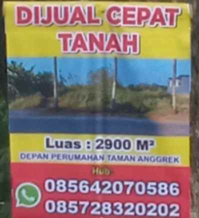 tanah murah lingkungan perumahan elit l