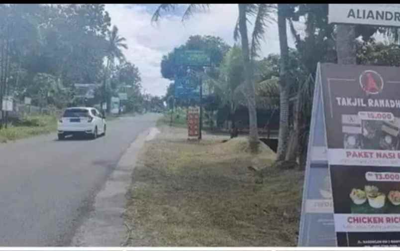 tanah pekarangan luas lebar jl raya kasongan kasihan