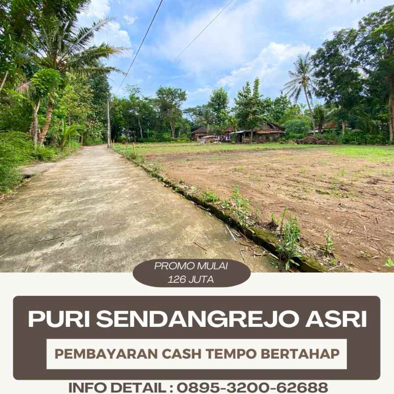tanah pekarangan strategis 126 juta di sleman barat