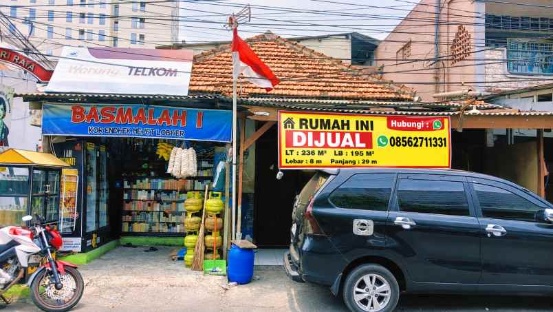 tanah strategis tengah kota 100 m dari queen city