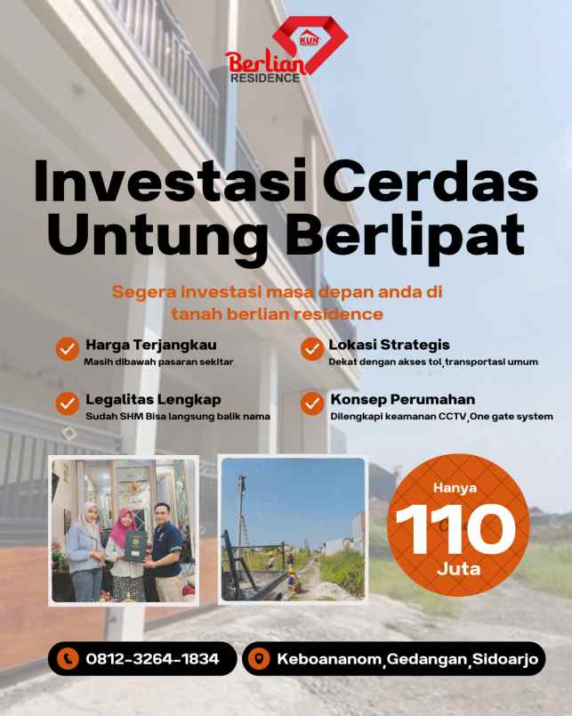 tunggu apalagi segera keep tanah berlian sekarang juga