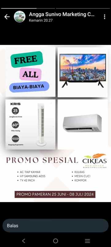 dekat stasiun lrt cuma 3jt an per bulan