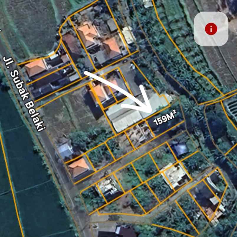 dijual 1 59 are jl subak belaki celuk sukawati gianyar