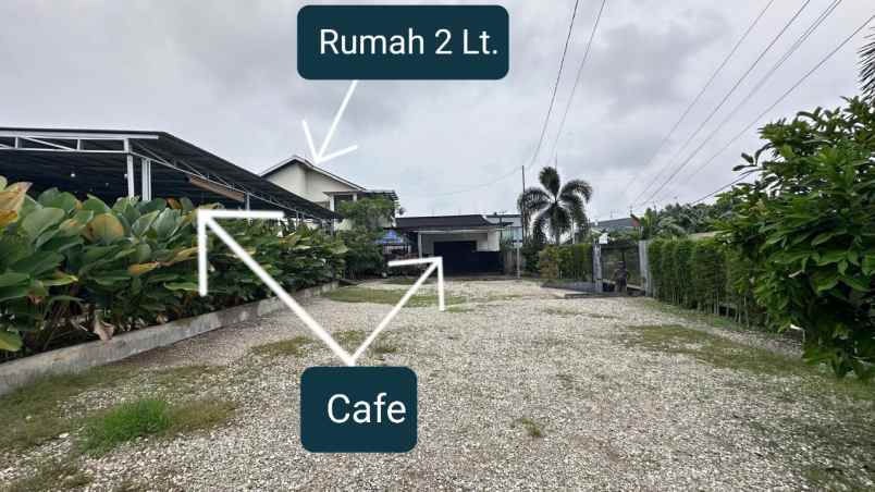 dijual cafe rumah mewah 2 lt tanah luas 1 467m