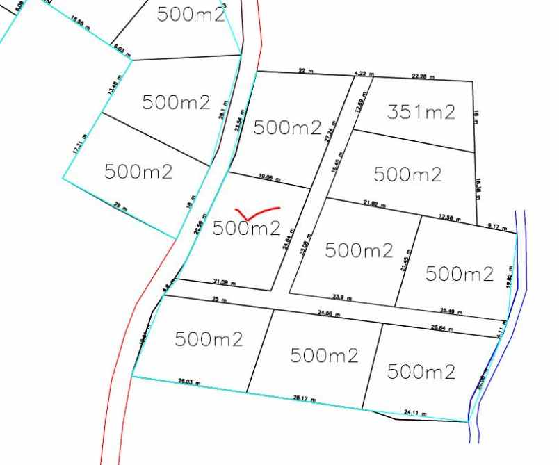dijual cepat jual rugi tanah seluas 500 m2