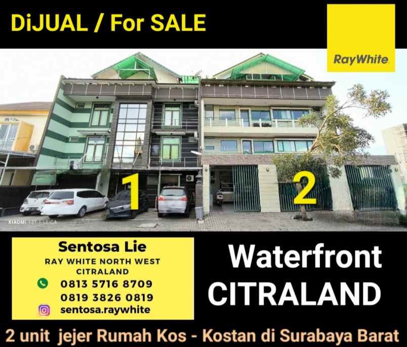 dijual kost jalan waterfront