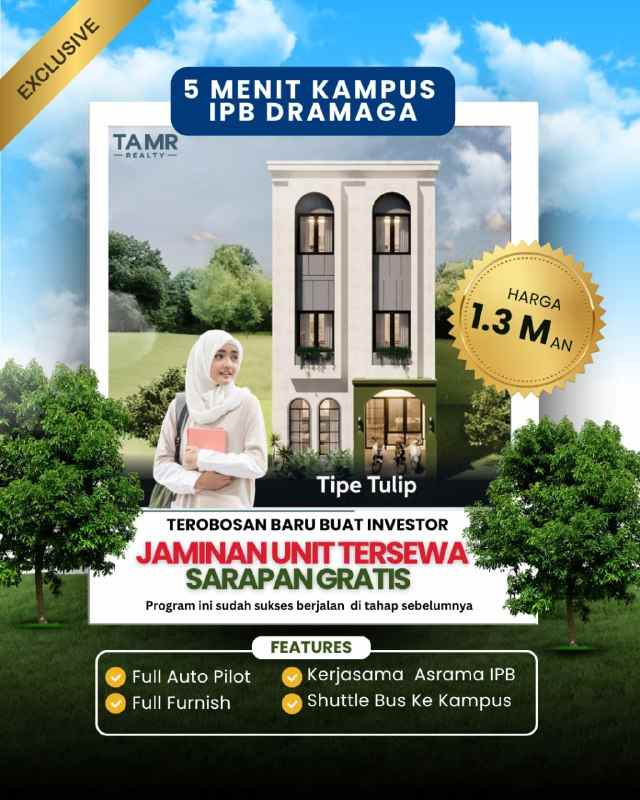 dijual kost kampus ipb dramaga