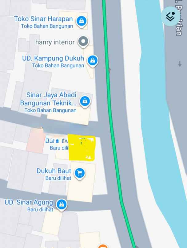 dijual ruko gudang kantor jalan dukuh