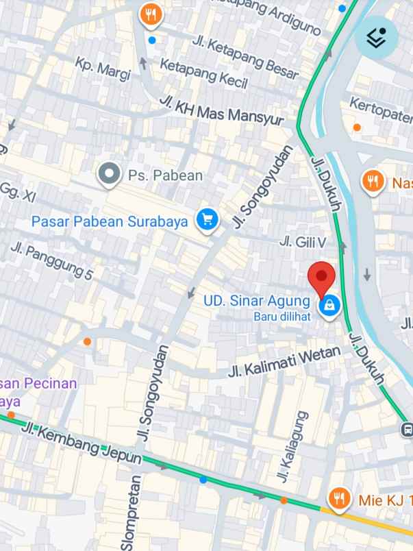 dijual ruko gudang kantor jalan dukuh