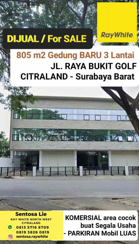 dijual ruko gudang kantor jalan raya bukit golf