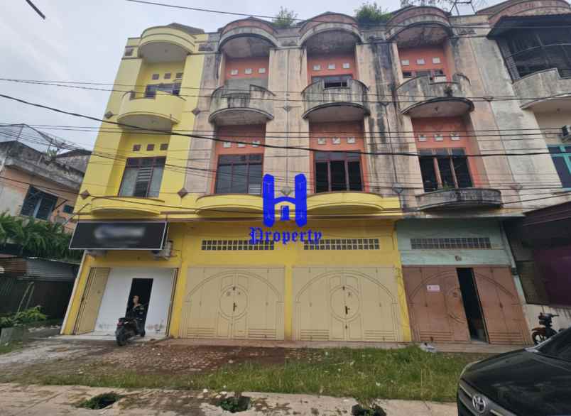 dijual ruko gudang kantor jalan stasiun kereta api