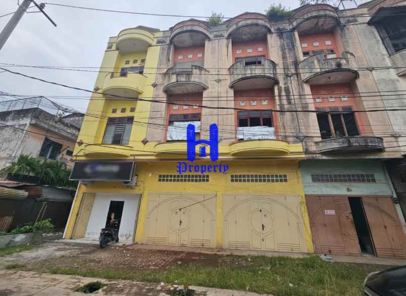 dijual ruko gudang kantor jalan stasiun kereta api