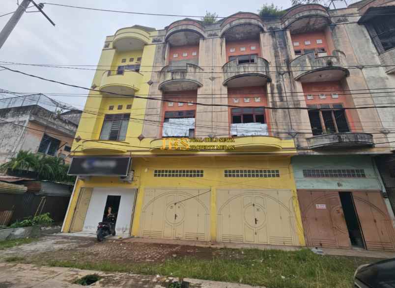 dijual ruko gudang kantor jalan stasiun kereta api