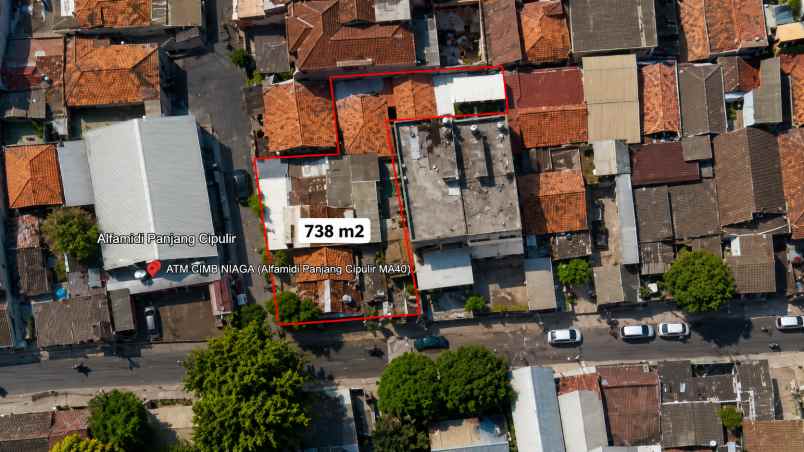 dijual ruko gudang kantor jl cipulir rt 006 rw 004