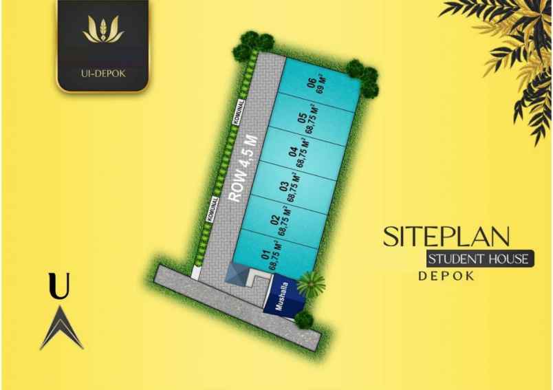 dijual ruko gudang kantor kukusan