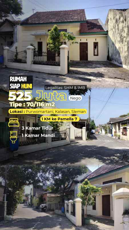 dijual rumah 1 km ke pamella 7