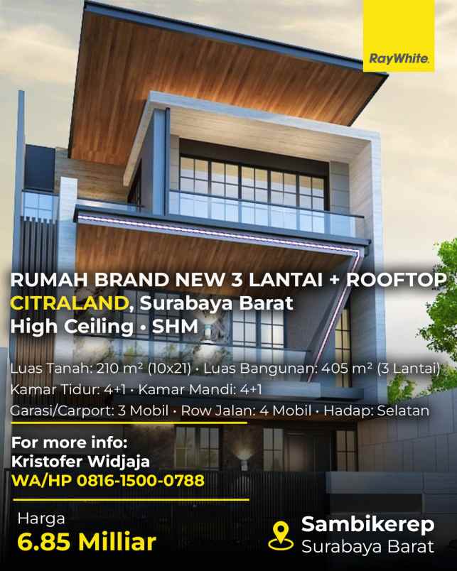 dijual rumah alam hijau citraland