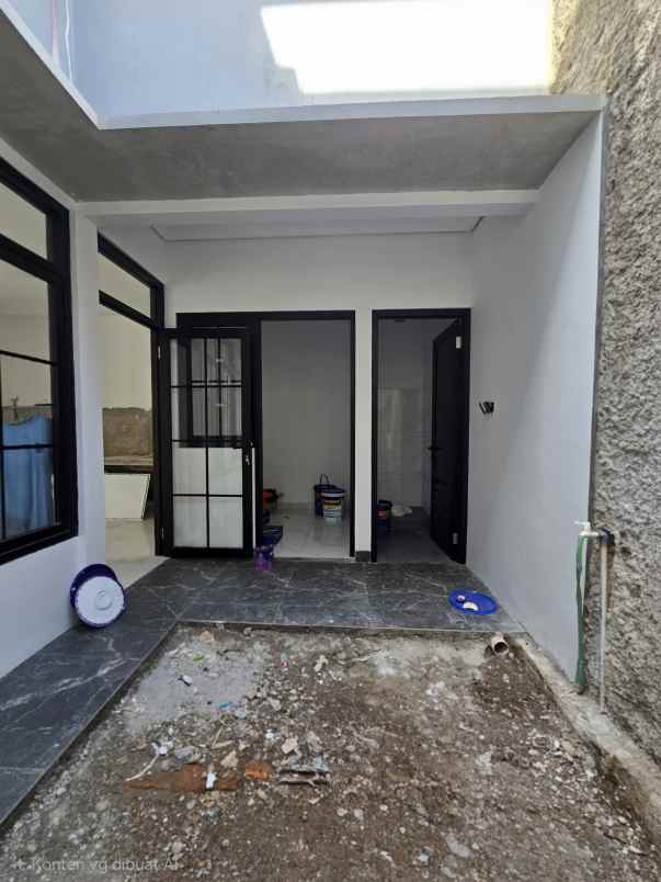 dijual rumah baru dalam komplek tahap finishing