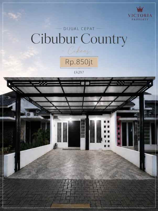 dijual rumah cibubur country cikeas