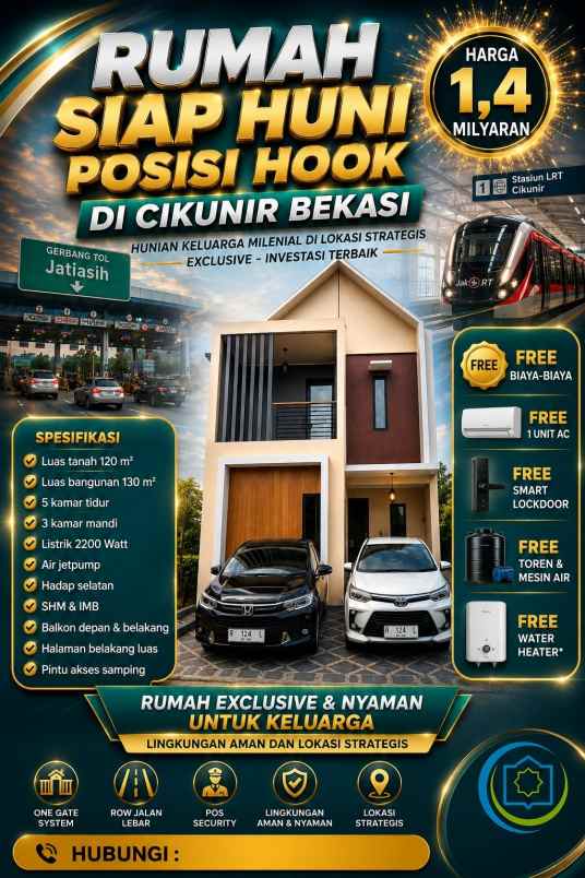 dijual rumah cikunir