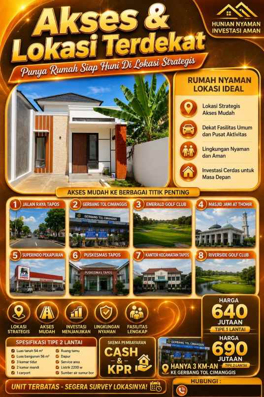 dijual rumah cimanggis