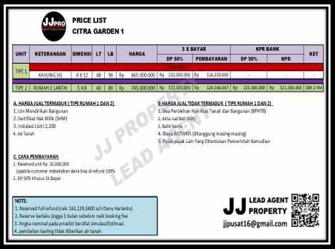 dijual rumah citra garden 1 745jt 0858 111 77708