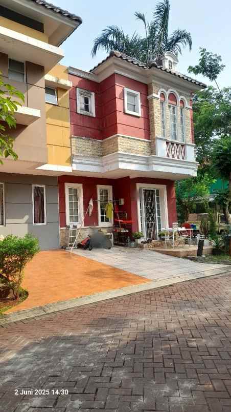 dijual rumah cluster 2 lt di malibu village tangerang