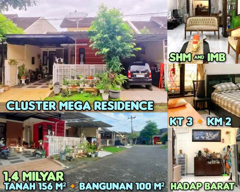 dijual rumah di mega residence semarang